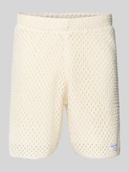 Regular Fit Shorts mit Lochmuster Modell 'ORTIGIA' von SERGIO TACCHINI - 12