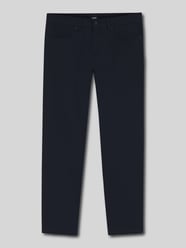 Spodnie o kroju slim fit z mieszanki bawełny model ‘DELAWARE5’ od BOSS - 37