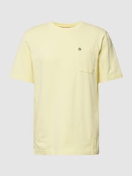 T-shirt met borstzak van Scotch & Soda Geel - 7