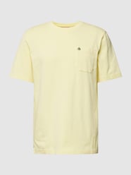 T-Shirt mit Brusttasche von Scotch & Soda Gelb - 26