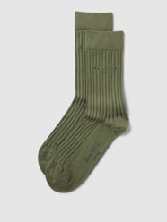 Socken mit Label-Detail Modell 'MARC' von Marc O'Polo Grün - 25
