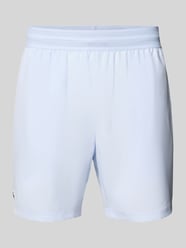 Szorty Sport o kroju loose fit z pasem z siateczki od Lacoste Sport - 8
