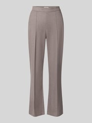 Boocut Fit Stoffhose mit Viskose-Anteil von Christian Berg Woman Beige - 40