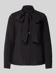 Regular Fit Bluse mit Schleifen-Detail von Milano Italy - 5