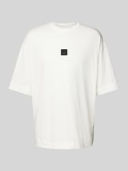 Oversized T-Shirt mit Label-Badge von ARMANI EXCHANGE Weiß - 42