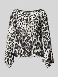 Blusenshirt aus Viskose im Allover-Look von monari - 10