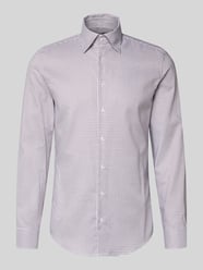 Koszula biznesowa o kroju slim fit z bawełny z kołnierzykiem typu button down od Seidensticker - 1