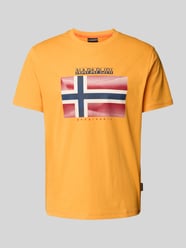 T-Shirt mit Label-Print Modell 'LARI' von Napapijri - 43