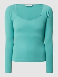 Cropped Longsleeve mit Stretch-Anteil Modell 'Gwen' von Only - 37