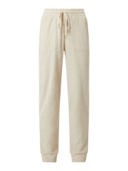 Sweatbroek van badstof van Cream Wit - 41