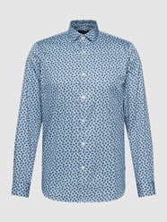 Freizeithemd mit Allover-Muster Modell 'trostol' von Matinique Blau - 43