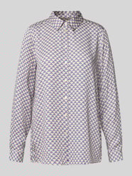 Regular Fit Bluse mit Umlegekragen von Milano Italy - 31