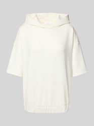 Sweatshirt mit Kapuze und 1/2-Arm Modell 'Gerta' von OPUS Beige - 2