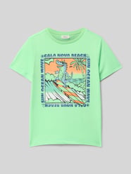 T-shirt o kroju regular fit z czystej bawełny od s.Oliver RED LABEL - 10