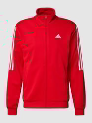 Bluza rozpinana z nadrukiem z logo model ‘TIRO’ od ADIDAS SPORTSWEAR Bordowy - 26