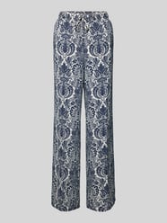 Wide Leg Stoffhose mit Tunnelzug Modell 'AVRIL' von CAMBIO - 19