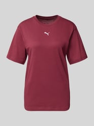 Relaxed fit T-shirt met logoprint van PUMA Bordeaux - 27
