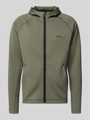 Regular Fit Trainingsjacke aus schnell trocknendem Gewebe Modell 'SICON ACTIVE' von BOSS Green - 9