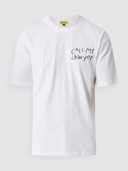 T-Shirt mit Message-Print  von MARKET Weiß - 28