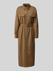 Sukienka midi z mieszanki żywej wełny model ‘STEMMA’ od Weekend Max Mara - 20