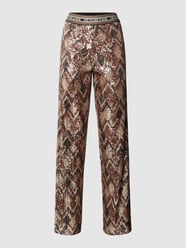 Hose mit Paillettenbesatz Modell 'ALICE' von Cambio Gold - 13