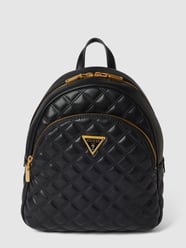 Plecak z detalem z logo model ‘GIULLY’ od Guess Czarny - 9