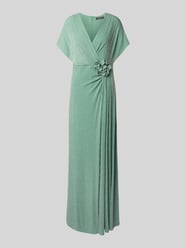 Maxi-jurk in wikkellook met V-hals van Vera Mont - 44