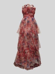 Abendkleid mit Allover-Muster von LACE & BEADS Rot - 32