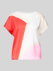 T-shirt o kroju regular fit z wzorem na całej powierzchni od s.Oliver BLACK LABEL - 42