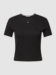 PLUS SIZE T-Shirt mit Rundhalsausschnitt von Tommy Jeans Curve Schwarz - 16