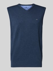 Pullunder mit Logo-Detail Modell 'Slipover Superfine' von Fynch-Hatton - 13