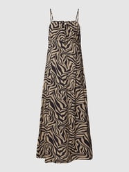 Midikleid mit Allover-Animal-Print Modell 'NOVA' von Only Weiß - 7