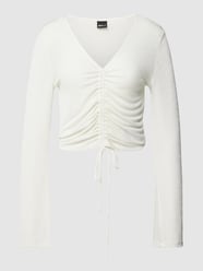Blouseshirt met plooien van Gina Tricot Wit - 16