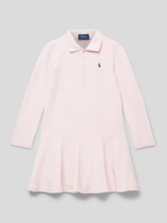 Polokleid aus reiner Baumwolle von Polo Ralph Lauren Kids Rosa - 28