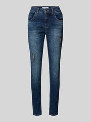 Skinny Fit Jeans im Destroyed-Look von Angels Blau - 7