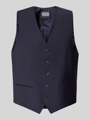 Kamizelka o kroju regular fit z mieszanki żywej wełny model ‘HUGO’ od Pierre Cardin - 48