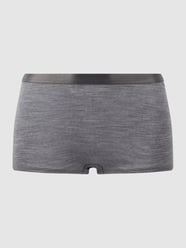 High waist slip van een mix van merinowol en zijde, model 'True Confidence'  van Calida Grijs / zwart - 33