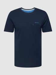 T-Shirt mit Motiv-Print von Phil&Co. Blau - 16