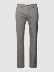Chino met structuurmotief, model 'Bleeker' van Tommy Hilfiger Grijs - 25