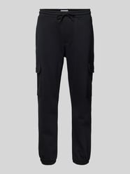 Regular Fit Sweatpants mit Cargotaschen von MCNEAL Schwarz - 38