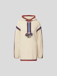 Oversized Hoodie in Strick-Optik von Etro Beige - 41