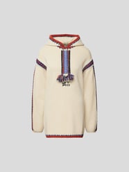 Oversized Hoodie in Strick-Optik von Etro Beige - 24