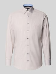 Regular Fit Business-Hemd mit Kentkragen von OLYMP Beige - 36