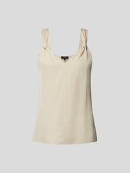 Seidenbluse mit V-Ausschnitt von Theory Weiß - 7