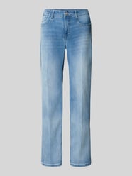 Straight fit Jeans van Katoenmix model 'LAURA TURN UP' van MAC - 15