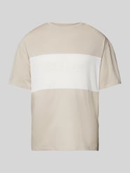 T-Shirt mit Label-Print Modell 'LEGACY' von Jack & Jones Beige - 2