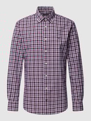 Business-Hemd mit Logo-Stitching von Tommy Hilfiger Rot - 38