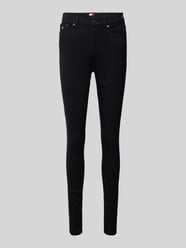 Skinny Fit Jeans im 5-Pocket-Design Modell 'NORA' von Tommy Jeans Schwarz - 10