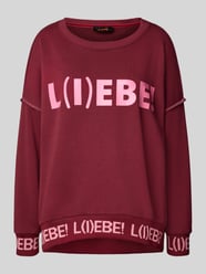 Oversized Sweatshirt aus reiner Baumwolle von miss goodlife Bordeaux - 10