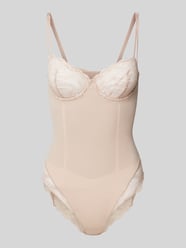 Body met kanten inzetstuk van Calvin Klein Underwear Beige - 7